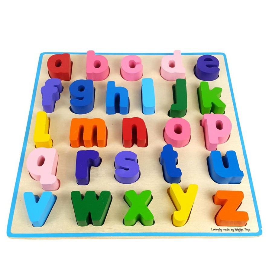 Wooden Puzzles Toy Exchange Club | Lower Case Alphabet Wooden Puzzle