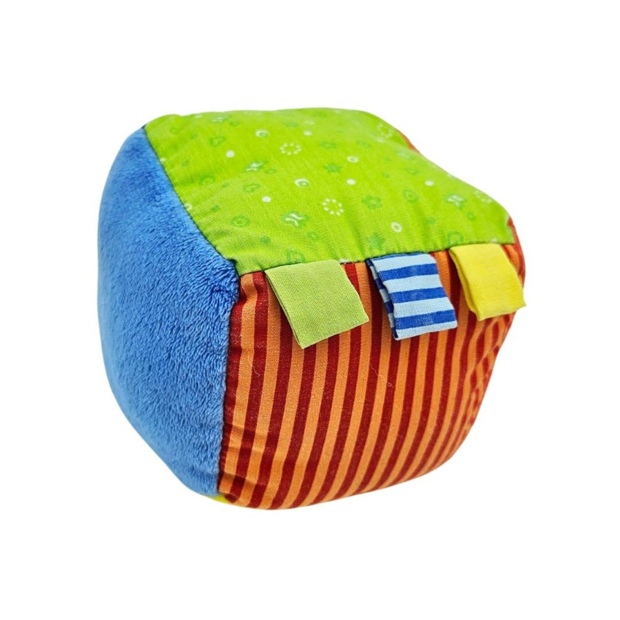 Wooden Baby Toys Heimess | Plush Taggy Cube