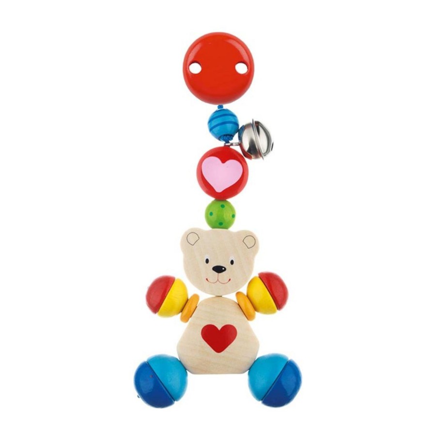 Wooden Baby Toys Heimess | Bear Wooden Hanging Clip