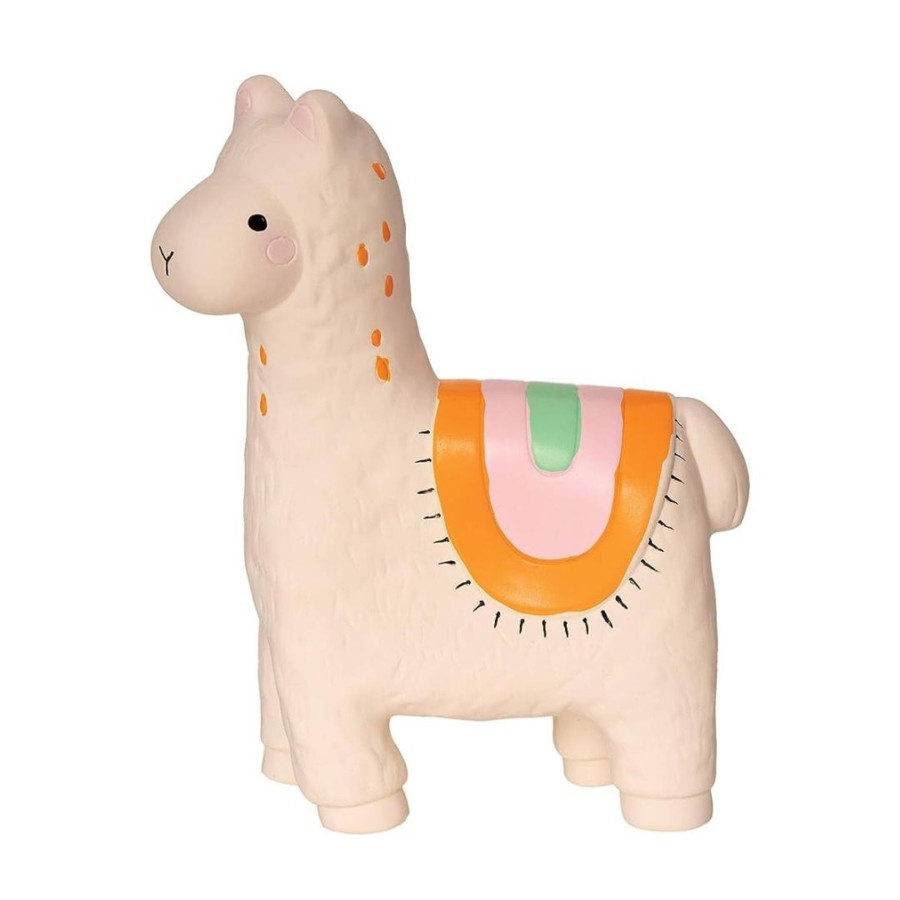 Wooden Baby Toys Manhattan Toy | Llama - 100% Rubber