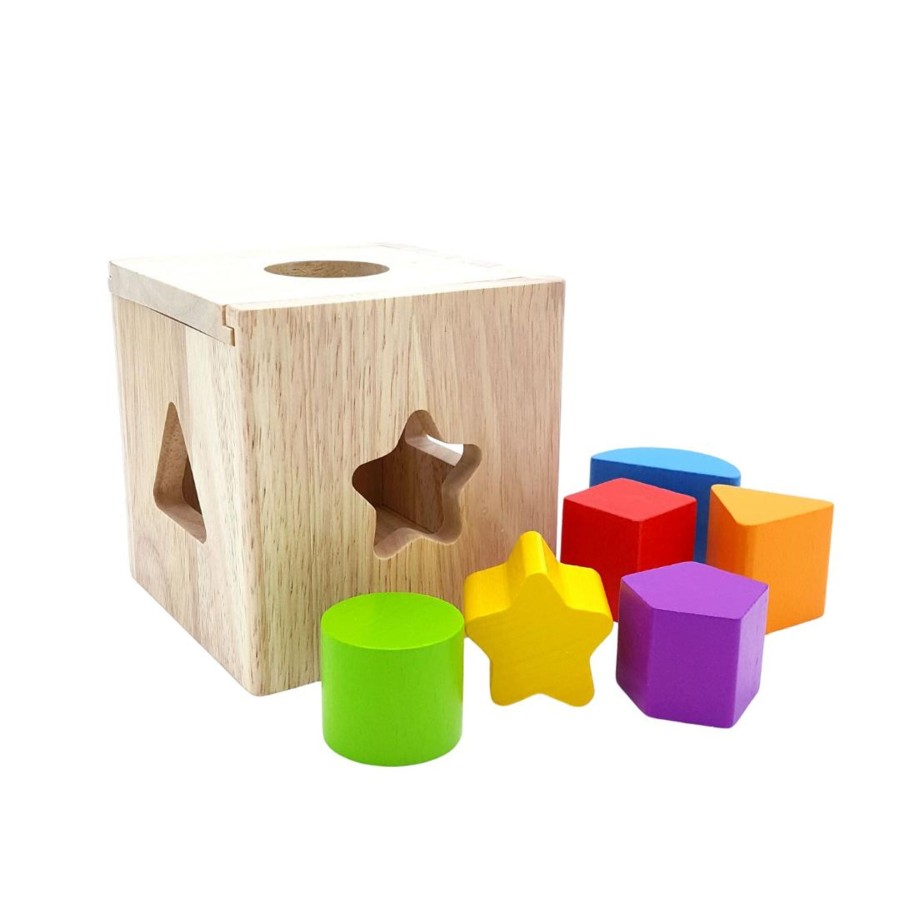 All Toddler Toys Goki | Shapes Sorting Cube