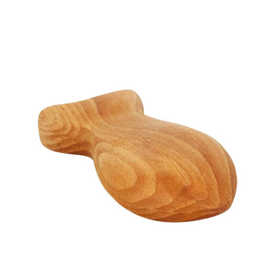 Wooden Baby Toys Grimm's | Wooden Fish Rattle