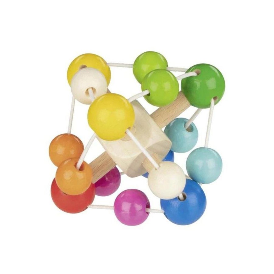 Wooden Baby Toys Heimess | Rainbow Ellipsoid Rattle