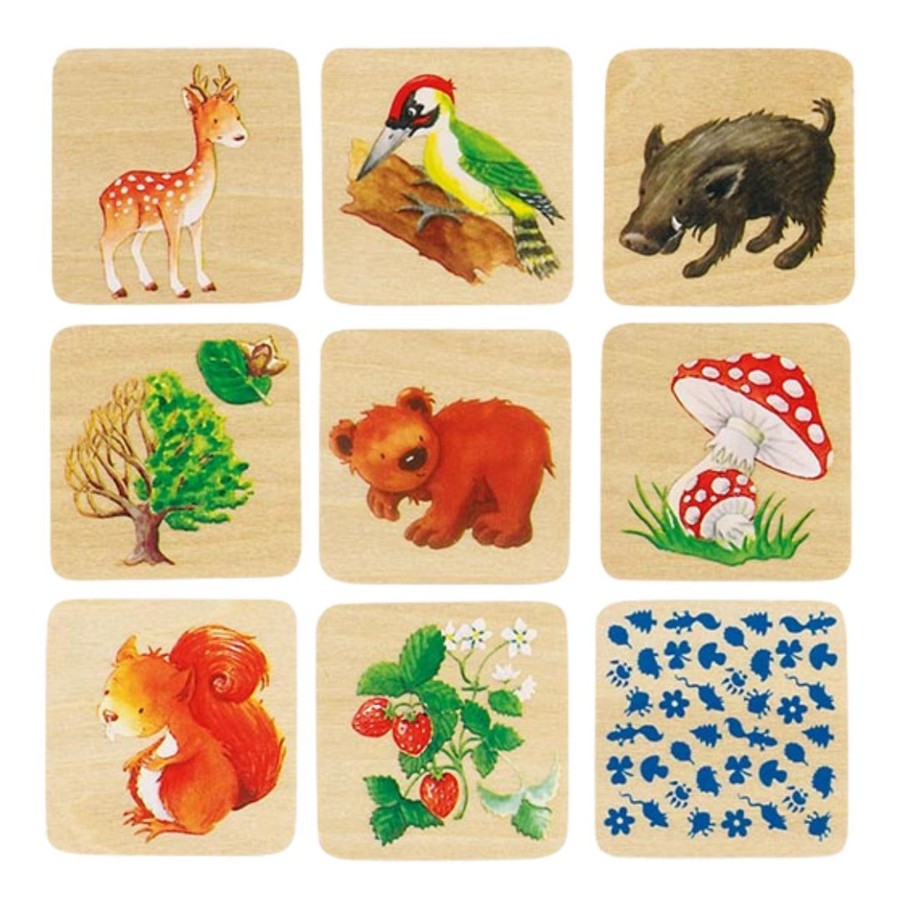 All Toddler Toys Goki | Woodland Creatures Matching Cards / Memory Game