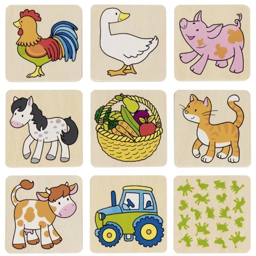 All Toddler Toys Goki | Farm Life Matching Cards / Memory Game