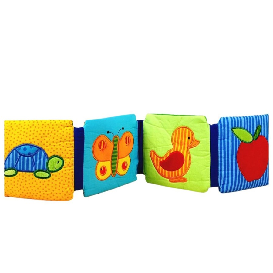 Wooden Baby Toys Cause | Plush Accordion Picture Book